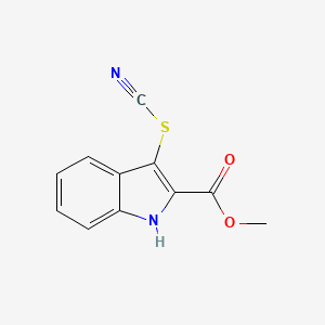 Methyl 3-thiocyanato-1H-indole-2-carboxylate