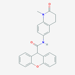 N-(1-methyl-2-oxo-1,2,3,4-tetrahydroquinolin-6-yl)-9H-xanthene-9-carboxamide