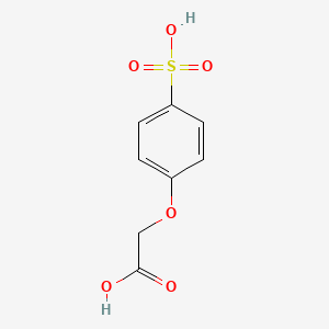 molecular formula C8H8O6S B2403899 (4-Sulfophenoxy)acetic acid CAS No. 54736-68-4