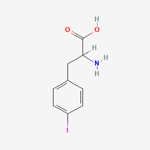 molecular formula C9H10INO2 B2403948 2-氨基-3-(4-碘苯基)丙酸 CAS No. 14173-41-2; 24250-85-9; 62561-75-5