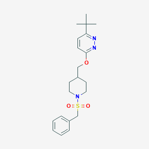 3-[(1-Benzylsulfonylpiperidin-4-yl)methoxy]-6-tert-butylpyridazine