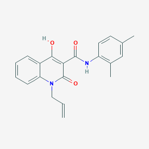 1-allyl-N-(2,4-dimethylphenyl)-4-hydroxy-2-oxo-1,2-dihydroquinoline-3-carboxamide
