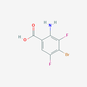 2-Amino-4-bromo-3,5-difluorobenzoic acid