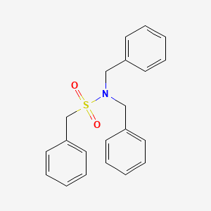 molecular formula C21H21NO2S B2403994 N,N-二苄基-1-苯甲磺酰胺 CAS No. 346727-34-2