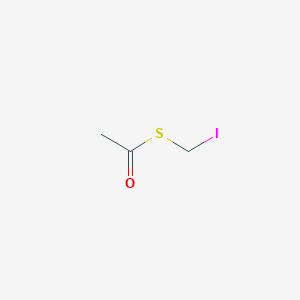 molecular formula C3H5IOS B2404008 S-(碘甲基)乙硫酸酯 CAS No. 114254-42-1