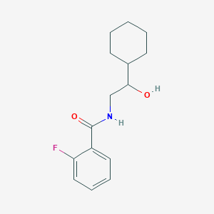 N-(2-cyclohexyl-2-hydroxyethyl)-2-fluorobenzamide