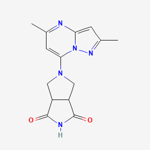 5-{2,5-Dimethylpyrazolo[1,5-a]pyrimidin-7-yl}-octahydropyrrolo[3,4-c]pyrrole-1,3-dione