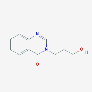 molecular formula C11H12N2O2 B2404078 3-(3-hydroxypropyl)quinazolin-4(3H)-one CAS No. 857759-66-1