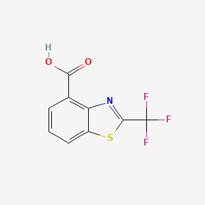 2-(Trifluoromethyl)-1,3-benzothiazole-4-carboxylic acid