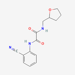 N1-(2-cyanophenyl)-N2-((tetrahydrofuran-2-yl)methyl)oxalamide