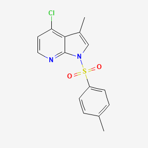 1H-Pyrrolo[2,3-B]pyridine, 4-chloro-3-methyl-1-[(4-methylphenyl)sulfonyl]-