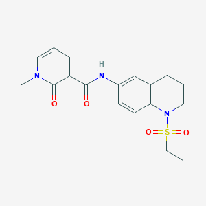 N-(1-(ethylsulfonyl)-1,2,3,4-tetrahydroquinolin-6-yl)-1-methyl-2-oxo-1,2-dihydropyridine-3-carboxamide