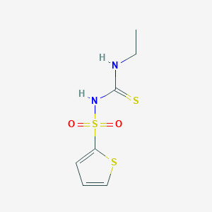 N-(ethylcarbamothioyl)thiophene-2-sulfonamide