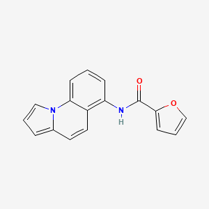 molecular formula C17H12N2O2 B2404207 N-pyrrolo[1,2-a]quinolin-6-yl-2-furamide CAS No. 865659-17-2
