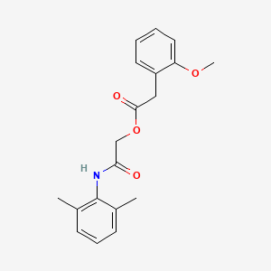 [2-(2,6-Dimethylanilino)-2-oxoethyl] 2-(2-methoxyphenyl)acetate