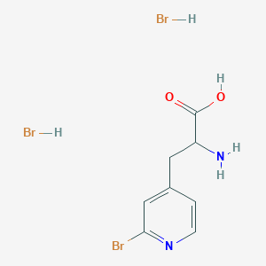 2-Amino-3-(2-bromopyridin-4-yl)propanoic acid;dihydrobromide