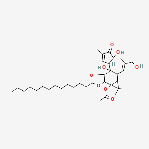 molecular formula C36H56O8 B2404226 Phorbol myristate acetate CAS No. 165614-76-6; 63597-44-4