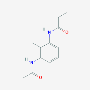 molecular formula C12H16N2O2 B240432 N-[3-(acetylamino)-2-methylphenyl]propanamide 