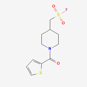 B2404476 [1-(Thiophene-2-carbonyl)piperidin-4-yl]methanesulfonyl fluoride CAS No. 2249153-88-4