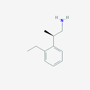 B2404481 (2R)-2-(2-Ethylphenyl)propan-1-amine CAS No. 2248173-27-3