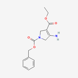 1-Benzyl 3-ethyl 4-amino-1H-pyrrole-1,3(2H,5H)-dicarboxylate