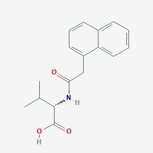 (2S)-3-methyl-2-[2-(naphthalen-1-yl)acetamido]butanoic acid