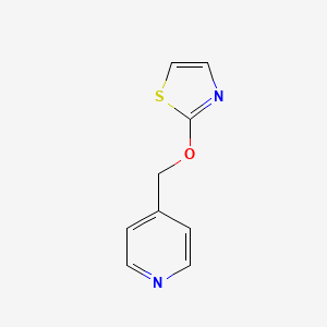B2404539 4-[(1,3-Thiazol-2-yloxy)methyl]pyridine CAS No. 2198441-87-9