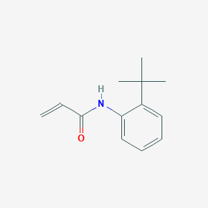 molecular formula C13H17NO B2404646 N-(2-tert-ブチルフェニル)プロプ-2-エナミド CAS No. 483334-59-4