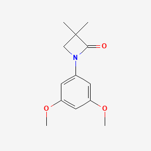 1-(3,5-Dimethoxyphenyl)-3,3-dimethyl-2-azetanone