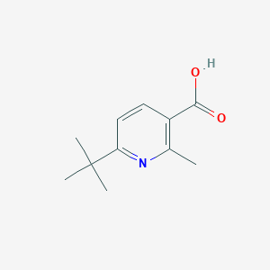 6-Tert-butyl-2-methylpyridine-3-carboxylic acid