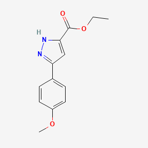 B2404711 Ethyl 3-(4-methoxyphenyl)-1H-pyrazole-5-carboxylate CAS No. 229015-76-3