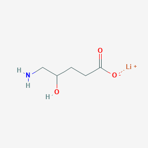 Lithium;5-amino-4-hydroxypentanoate