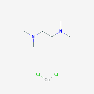 molecular formula C6H16Cl2CuN2 B2404757 [2-(Dimethylamino)ethyl]dimethylamine; dichlorocopper CAS No. 20462-19-5