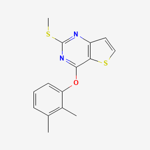 4-(2,3-Dimethylphenoxy)-2-(methylsulfanyl)thieno[3,2-d]pyrimidine