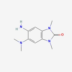 5-Amino-6-dimethylamino-1,3-dimethyl-1,3-dihydro-benzoimidazol-2-one