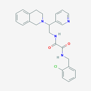 N-(2-chlorobenzyl)-N'-[2-(3,4-dihydroisoquinolin-2(1H)-yl)-2-pyridin-3-ylethyl]ethanediamide