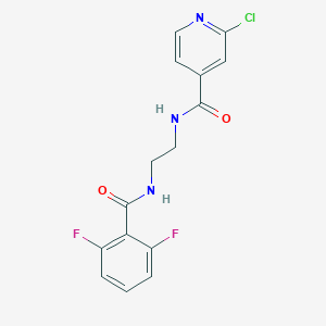 2-chloro-N-{2-[(2,6-difluorophenyl)formamido]ethyl}pyridine-4-carboxamide