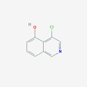 molecular formula C9H6ClNO B2404831 4-Cloroisoquinolin-5-ol CAS No. 1956384-89-6