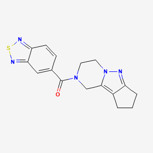 benzo[c][1,2,5]thiadiazol-5-yl(3,4,8,9-tetrahydro-1H-cyclopenta[3,4]pyrazolo[1,5-a]pyrazin-2(7H)-yl)methanone