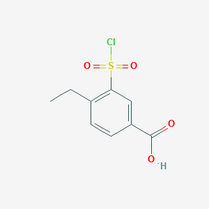3-(Chlorosulfonyl)-4-ethylbenzoic acid