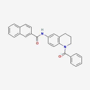 N-(1-benzoyl-1,2,3,4-tetrahydroquinolin-6-yl)-2-naphthamide