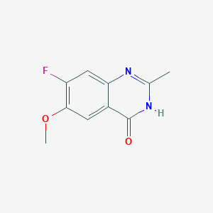7-Fluoro-6-methoxy-2-methyl-3H-quinazolin-4-one