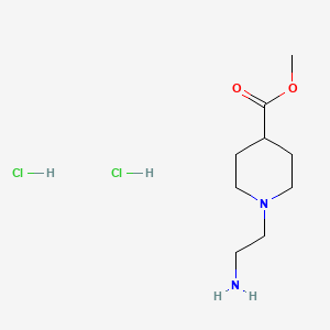Methyl 1-(2-aminoethyl)piperidine-4-carboxylate dihydrochloride
