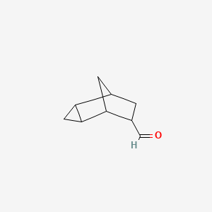 molecular formula C9H12O B2404922 Tricyclo[3.2.1.02,4]octane-6-carbaldehyde CAS No. 2375273-66-6