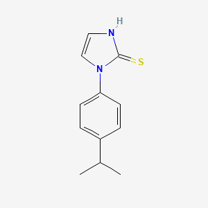 molecular formula C12H14N2S B2404930 1-(4-异丙基苯基)-1H-咪唑-2-硫醇 CAS No. 358619-10-0