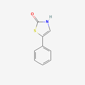 molecular formula C9H7NOS B2404933 2-Hydroxy-5-phenylthiazole CAS No. 83631-55-4