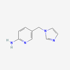 5-Imidazol-1-ylmethyl-pyridin-2-ylamine