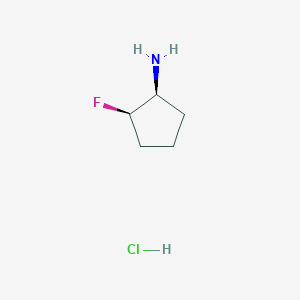 (1S,2R)-2-Fluorocyclopentan-1-amine hydrochloride