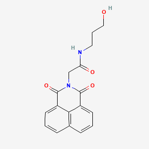 2-(1,3-Dioxo-1H,3H-benzo[de]isoquinolin-2-yl)-N-(3-hydroxy-propyl)-acetamide