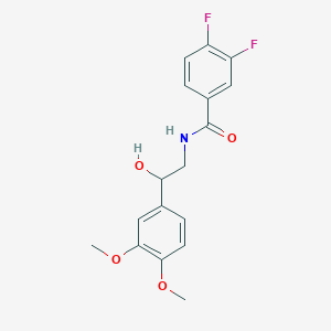 N-(2-(3,4-dimethoxyphenyl)-2-hydroxyethyl)-3,4-difluorobenzamide